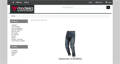 Desktop Screenshot of modeka.dk
